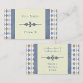 Visitekaartjes voor ontwerper (Voorkant / Achterkant)