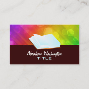 visitekaartjes voor open boeken