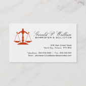  Visitekaartjes voor openbare aanklager (Achterkant)