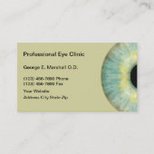 Visitekaartjes voor Optometristen (Voorkant)