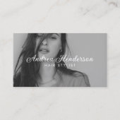 Visitekaartjes voor orderhaarlijst, foto-Afbeeldin (Voorkant)