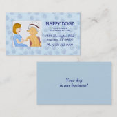 Visitekaartjes voor pampered poodle Grooming (Voorkant / Achterkant)