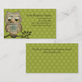 Visitekaartjes voor  papiermeel (Voorkant / Achterkant)