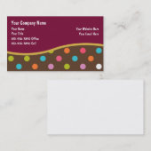 Visitekaartjes voor partijplanners (Voorkant / Achterkant)