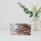 VISITEKAARTJES voor patriotvogels in de Verenigde (Staand voorkant)