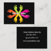 Visitekaartjes voor pedicure en manicure (Voorkant / Achterkant)