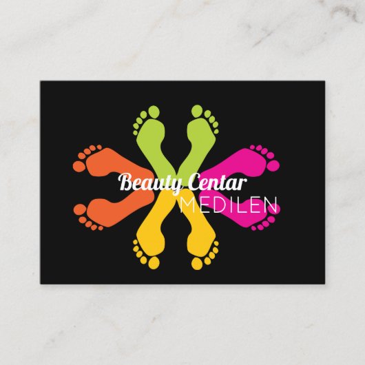 Visitekaartjes voor pedicure en manicure (Voorkant)