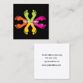 Visitekaartjes voor pedicure en manicure (Voorkant / Achterkant)