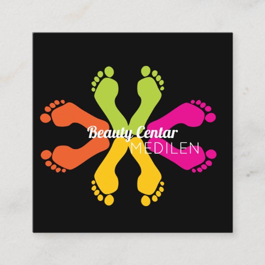 Visitekaartjes voor pedicure en manicure (Voorkant)