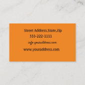 Visitekaartjes voor pedicure en manicure (Achterkant)