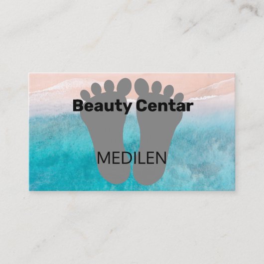 Visitekaartjes voor pedicure en manicure (Voorkant)