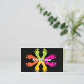 Visitekaartjes voor pedicure en manicure (Staand voorkant)