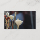 Visitekaartjes voor penselen van kunstenaars (Achterkant)