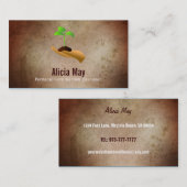 Visitekaartjes voor permaculture Designer (Voorkant / Achterkant)