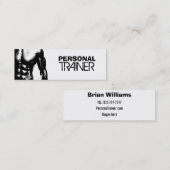 Visitekaartjes voor Personal Trainer Skinny (Voorkant / Achterkant)