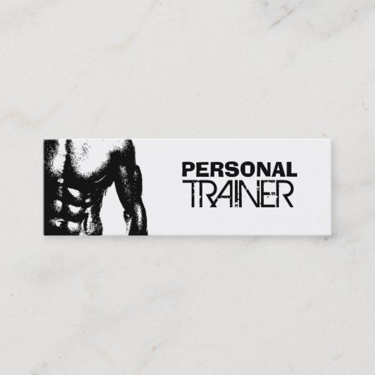 Visitekaartjes voor Personal Trainer Skinny (Voorkant)
