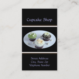 Visitekaartjes voor persoonlijke cupcake
