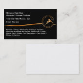 Visitekaartjes voor persoonlijke fitness van klass (Voorkant / Achterkant)