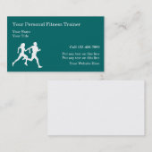 Visitekaartjes voor persoonlijke fitnesstraining (Voorkant / Achterkant)