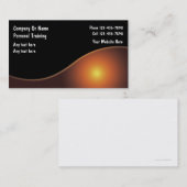 Visitekaartjes voor persoonlijke opleiders (Voorkant / Achterkant)