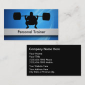 Visitekaartjes voor persoonlijke opleiders (Voorkant / Achterkant)