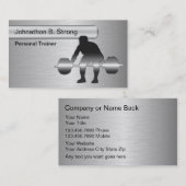 Visitekaartjes voor persoonlijke opleiders (Voorkant / Achterkant)