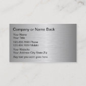 Visitekaartjes voor persoonlijke opleiders (Achterkant)