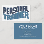 Visitekaartjes voor persoonlijke opleiders (Voorkant / Achterkant)