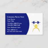 Visitekaartjes voor persoonlijke opleiders (Voorkant)