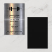 Visitekaartjes voor persoonlijke trainers voor kla (Voorkant / Achterkant)