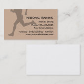 Visitekaartjes voor persoonlijke training (Voorkant / Achterkant)