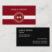 Visitekaartjes voor persoonlijke training (Voorkant / Achterkant)