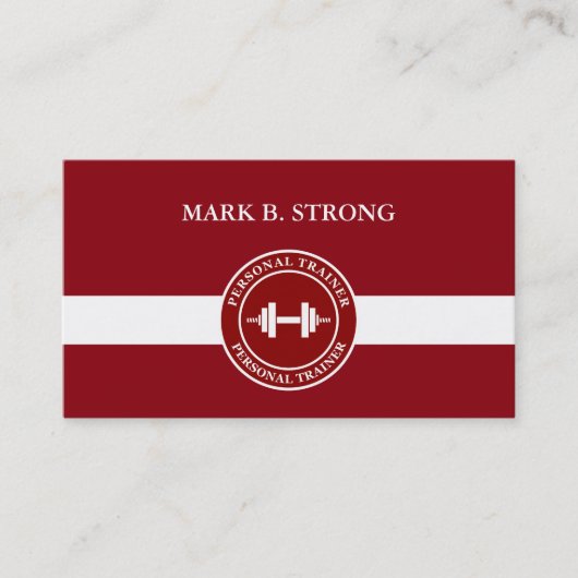 Visitekaartjes voor persoonlijke training (Voorkant)