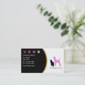 Visitekaartjes voor pet-grooming nieuw (Staand voorkant)