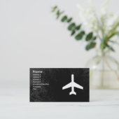 Visitekaartjes voor piloten of begeleidende vliegt (Staand voorkant)