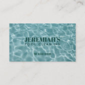 Visitekaartjes voor poolreiniging (Voorkant)