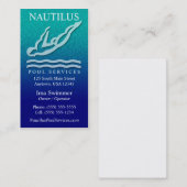 Visitekaartjes voor poolservices (Voorkant / Achterkant)