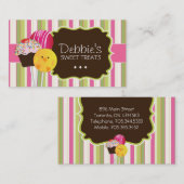 Visitekaartjes voor Poppen van Cute en Playful Cak (Voorkant / Achterkant)