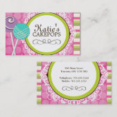 Visitekaartjes voor Poppen van Cute en Playful Cak (Voorkant / Achterkant)