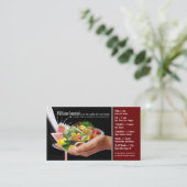 Visitekaartjes voor portiecontrole (Staand voorkant)