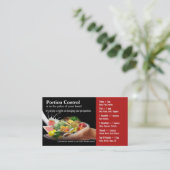 Visitekaartjes voor portiecontrole (Staand voorkant)