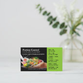 Visitekaartjes voor portiecontrole (Staand voorkant)