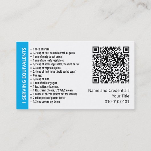 Visitekaartjes voor portiecontrole (Achterkant)