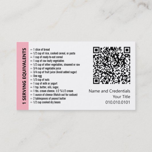 Visitekaartjes voor portiecontrole (Achterkant)