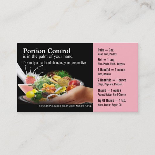 Visitekaartjes voor portiecontrole (Voorkant)