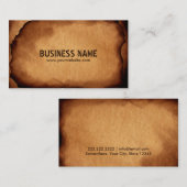 Visitekaartjes voor professioneel gebrand papier (Voorkant / Achterkant)