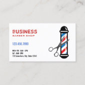 Visitekaartjes voor professionele Barber/Barbersho (Voorkant)
