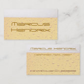 Visitekaartjes voor professionele bijenhouderij (Voorkant / Achterkant)