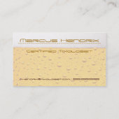 Visitekaartjes voor professionele bijenhouderij (Achterkant)