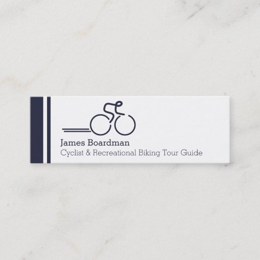 Visitekaartjes voor professionele fietsgeleiding (Voorkant)